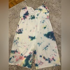 Urban Outfitters - Colorful Tie-Dye Jumpsuit Onsie